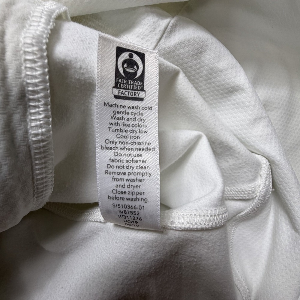 Athleta White Half Zip Pullover Jacket Women's Xx… - image 6